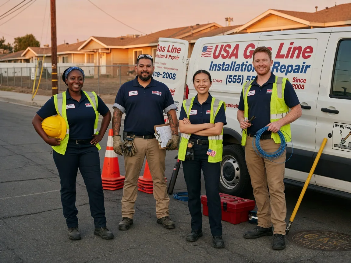 Gas Line Installation company in Bradford, IA